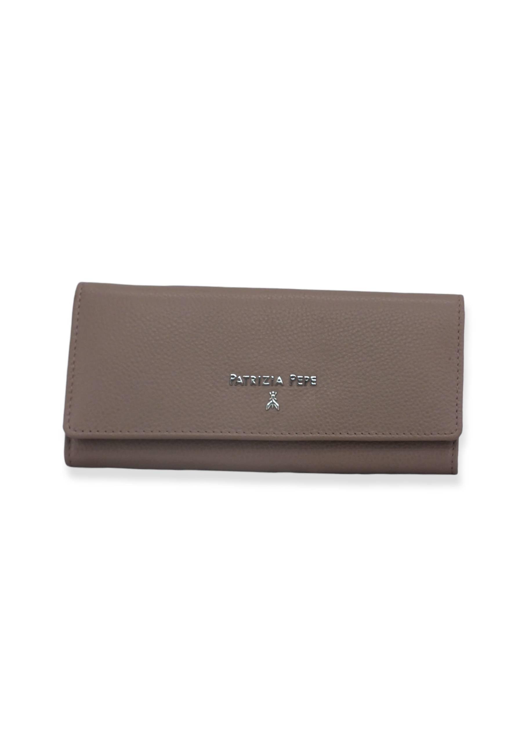 PATRIZIA PEPE Portafoglio Donna Marrone Dark Tatami CQ0215-L001 - Sandrini Calzature e Abbigliamento