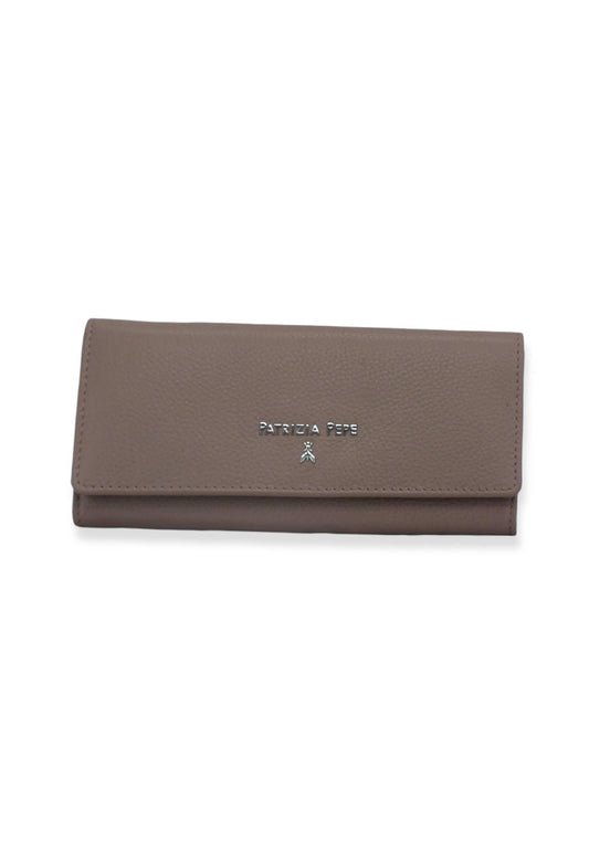 PATRIZIA PEPE Portafoglio Donna Marrone Dark Tatami CQ0215-L001 - Sandrini Calzature e Abbigliamento