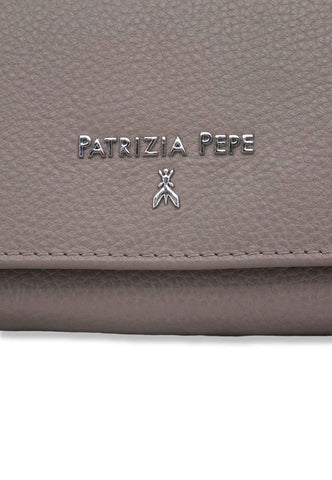 PATRIZIA PEPE Portafoglio Donna Marrone Dark Tatami CQ0215-L001 - Sandrini Calzature e Abbigliamento