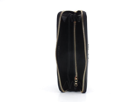 PATRIZIA PEPE Portafoglio Pelle Zip Black 2V4879-A4U8N - Sandrini Calzature e Abbigliamento