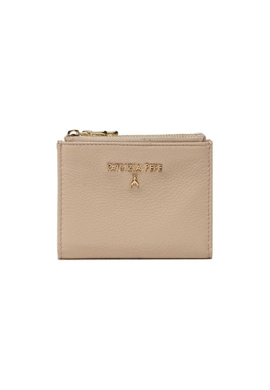 PATRIZIA PEPE Portafoglio Small Donna Ocean Sand CQ8732-L001 - Sandrini Calzature e Abbigliamento