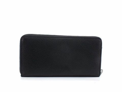 PATRIZIA PEPE Portafoglio Zip Around Logo Black 2VA020-A4U8W - Sandrini Calzature e Abbigliamento