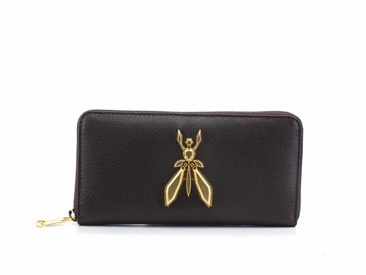 PATRIZIA PEPE Portafoglio Zip Around Logo Ebony 2VA020-A4U8G - Sandrini Calzature e Abbigliamento
