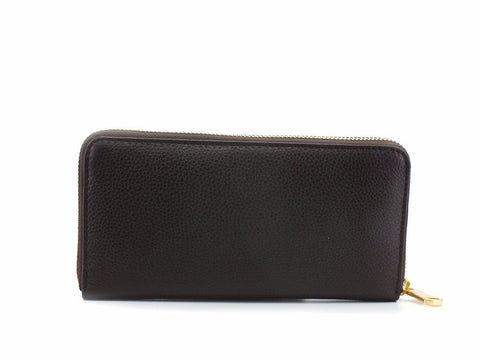 PATRIZIA PEPE Portafoglio Zip Around Logo Ebony 2VA020-A4U8G - Sandrini Calzature e Abbigliamento