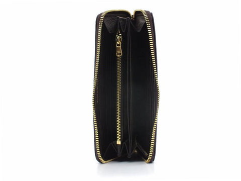 PATRIZIA PEPE Portafoglio Zip Around Logo Ebony 2VA020-A4U8G - Sandrini Calzature e Abbigliamento