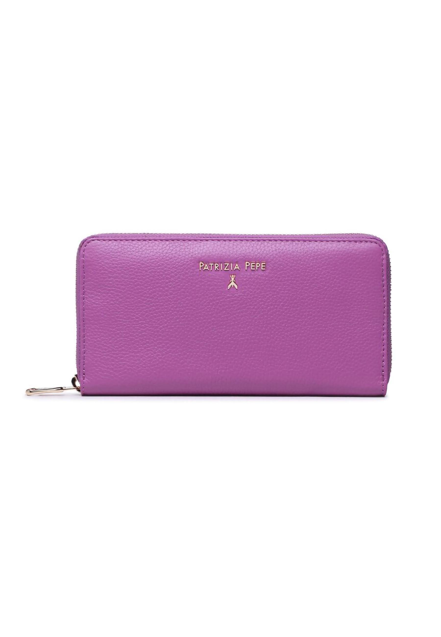 PATRIZIA PEPE Portafoglio Zip Donna Orchid Purple CQ4879-L001 - Sandrini Calzature e Abbigliamento