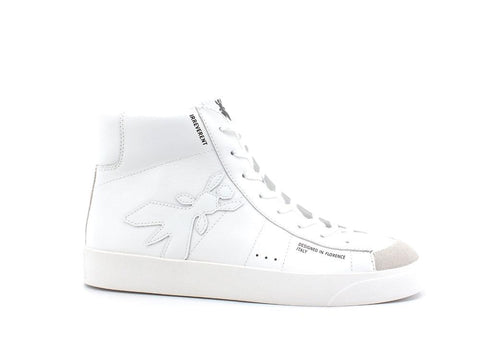 PATRIZIA PEPE Sneaker Hi Pelle White 2VA448-A3KW - Sandrini Calzature e Abbigliamento