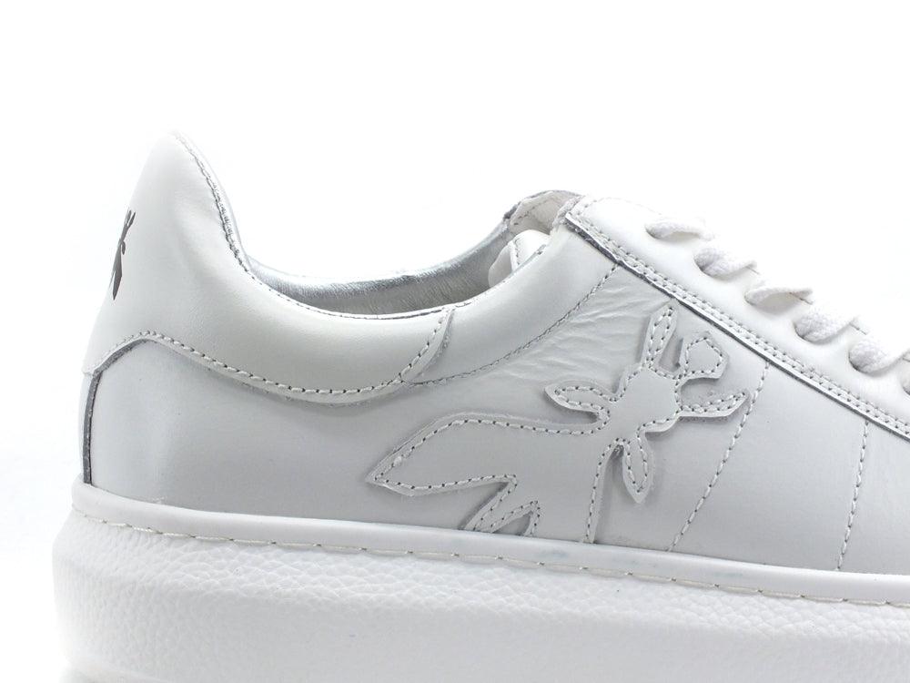 PATRIZIA PEPE Sneaker Logo Ape Laterale White Bianco CZ9708L011-W146 - Sandrini Calzature e Abbigliamento