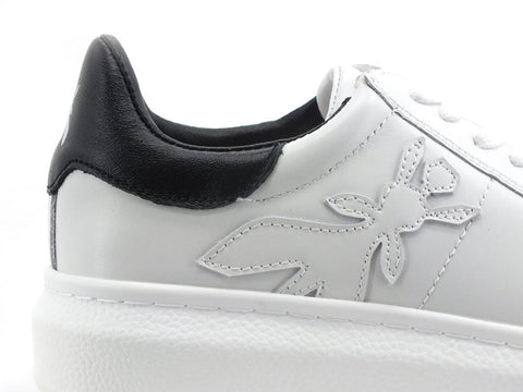 PATRIZIA PEPE Sneaker Logo Ape Laterale White Black CZ9708L011-F2LU - Sandrini Calzature e Abbigliamento