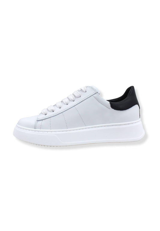 PATRIZIA PEPE Sneaker Logo Ape Sneaker Donna White Black 8Z9708-L011 - Sandrini Calzature e Abbigliamento
