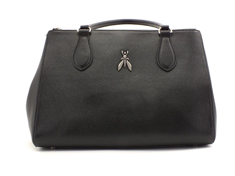 PATRIZIA PEPE Tote Borsa Double Zip Black 2V9941-A4U8W - Sandrini Calzature e Abbigliamento