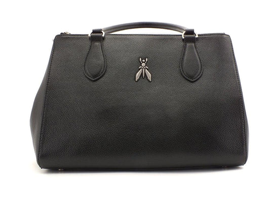 PATRIZIA PEPE Tote Borsa Double Zip Black 2V9941-A4U8W - Sandrini Calzature e Abbigliamento