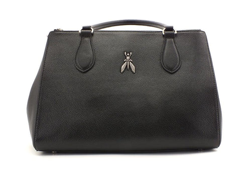 PATRIZIA PEPE Tote Borsa Double Zip Black 2V9941-A4U8W - Sandrini Calzature e Abbigliamento