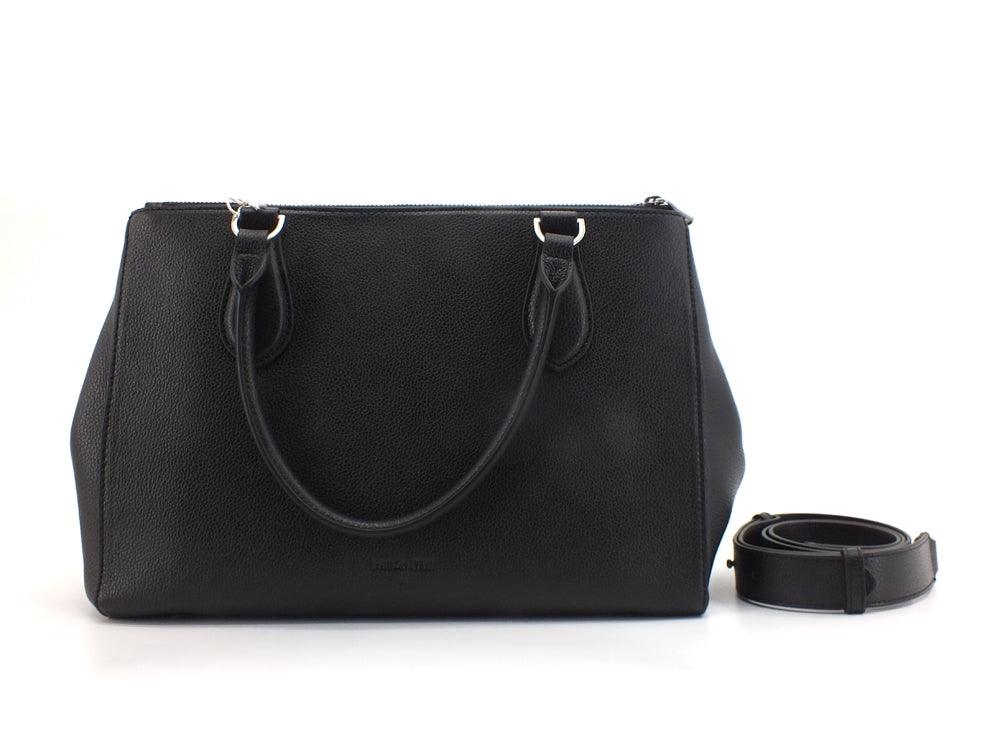 PATRIZIA PEPE Tote Borsa Double Zip Black 2V9941-A4U8W - Sandrini Calzature e Abbigliamento