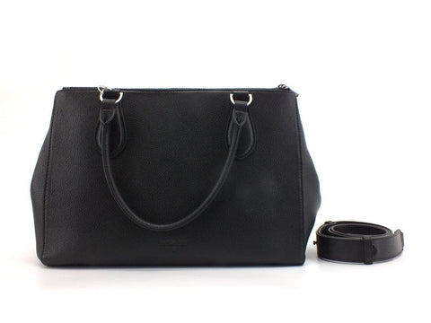 PATRIZIA PEPE Tote Borsa Double Zip Black 2V9941-A4U8W - Sandrini Calzature e Abbigliamento