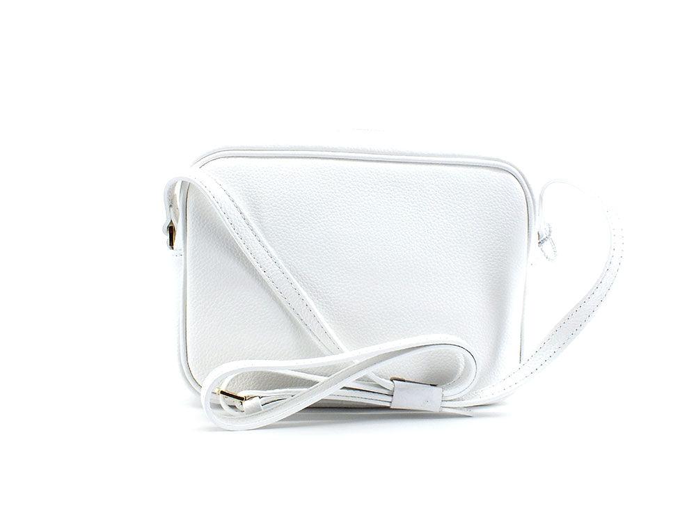 PATRIZIA PEPE Tracolla Borsa Zip Logo Bianco CB8985L001-W146 - Sandrini Calzature e Abbigliamento