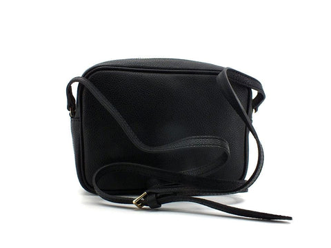 PATRIZIA PEPE Tracolla Borsa Zip Logo Nero CB8985L001-K103 - Sandrini Calzature e Abbigliamento