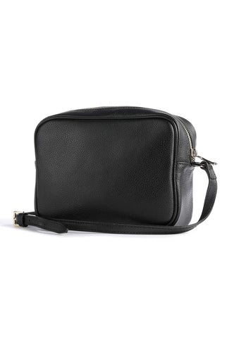 PATRIZIA PEPE Tracolla Crossbody Black Light Gold 8B0101-L001 - Sandrini Calzature e Abbigliamento