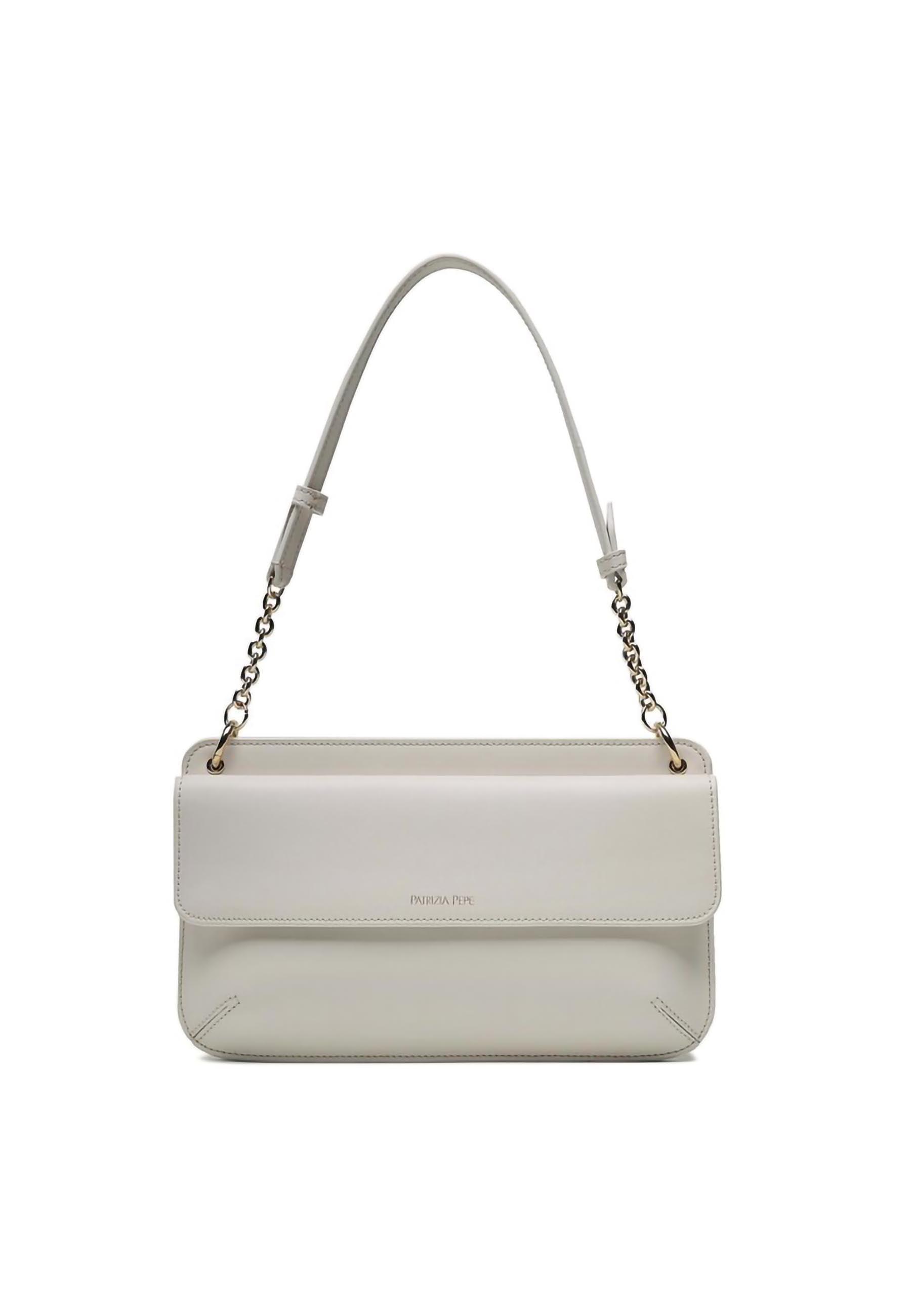 PATRIZIA PEPE Tracolla Crossbody Ice Grey 8B0125-L068 - Sandrini Calzature e Abbigliamento