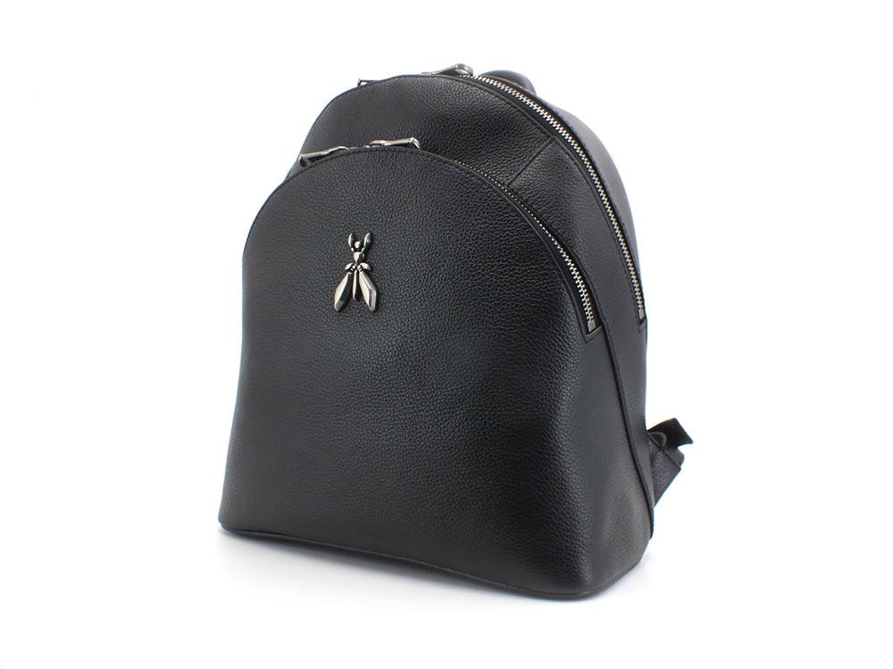 PATRIZIA PEPE Zaino Backpack Pelle Logo Black 2VA056-A4U8W - Sandrini Calzature e Abbigliamento