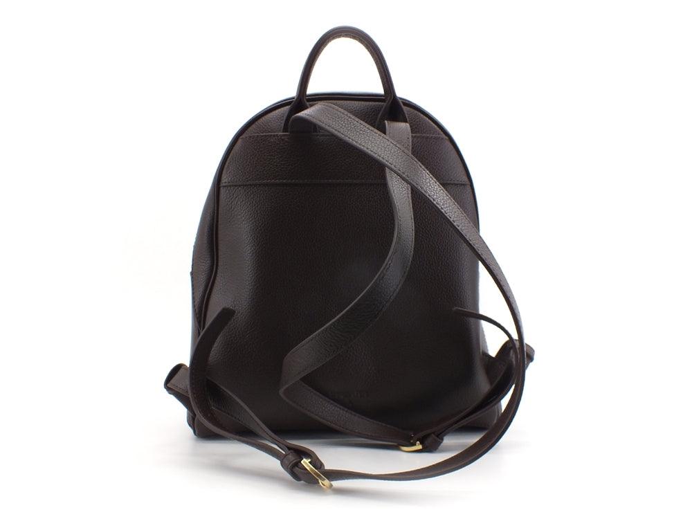 PATRIZIA PEPE Zaino Backpack Pelle Logo Ebony 2VA056-A4U8G - Sandrini Calzature e Abbigliamento