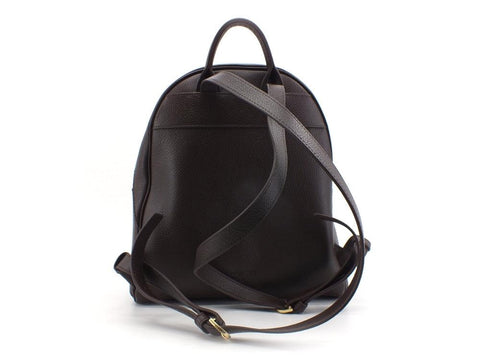 PATRIZIA PEPE Zaino Backpack Pelle Logo Ebony 2VA056-A4U8G - Sandrini Calzature e Abbigliamento