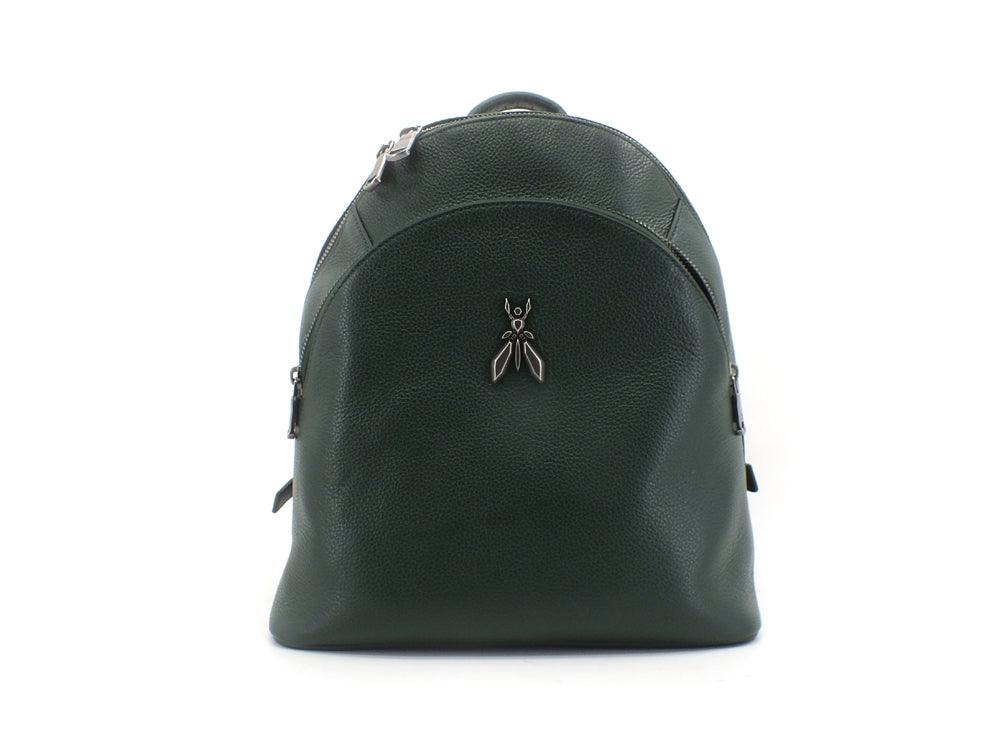 PATRIZIA PEPE Zaino Backpack Pelle Logo Green 2VA056-A4U8W - Sandrini Calzature e Abbigliamento