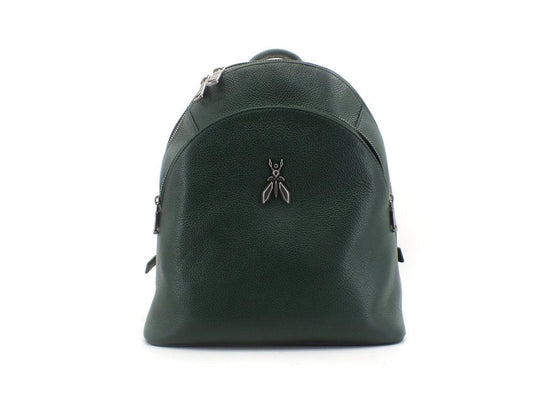 PATRIZIA PEPE Zaino Backpack Pelle Logo Green 2VA056-A4U8W - Sandrini Calzature e Abbigliamento