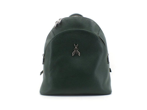 PATRIZIA PEPE Zaino Backpack Pelle Logo Green 2VA056-A4U8W - Sandrini Calzature e Abbigliamento