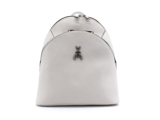 PATRIZIA PEPE Zaino Backpack Pelle Logo Ice Grey 2VA056-A4U8W - Sandrini Calzature e Abbigliamento
