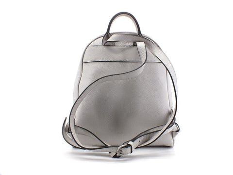 PATRIZIA PEPE Zaino Backpack Pelle Logo Ice Grey 2VA056-A4U8W - Sandrini Calzature e Abbigliamento