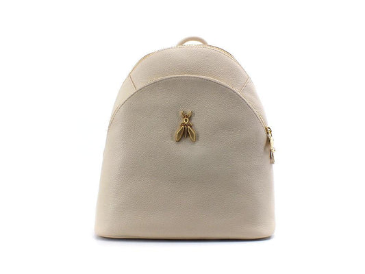 PATRIZIA PEPE Zaino Backpack Zip Ape Ocean Sand Beige CB0056L001-B732 - Sandrini Calzature e Abbigliamento