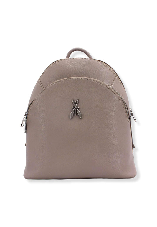 PATRIZIA PEPE Zaino Backpack Zip Logo Ape Marrone Dark Tatami CB0056-L001 - Sandrini Calzature e Abbigliamento