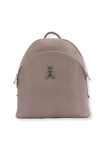 PATRIZIA PEPE Zaino Backpack Zip Logo Ape Marrone Dark Tatami CB0056-L001 - Sandrini Calzature e Abbigliamento