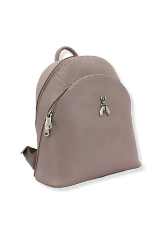 PATRIZIA PEPE Zaino Backpack Zip Logo Ape Marrone Dark Tatami CB0056-L001 - Sandrini Calzature e Abbigliamento