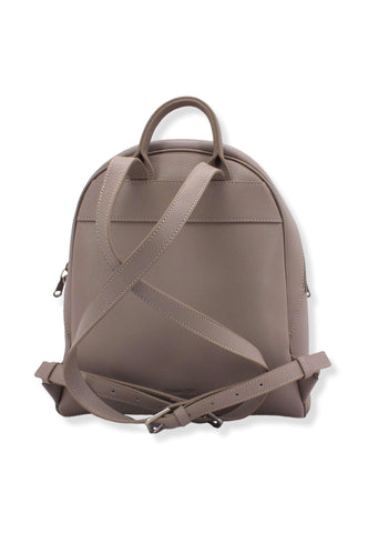 PATRIZIA PEPE Zaino Backpack Zip Logo Ape Marrone Dark Tatami CB0056-L001 - Sandrini Calzature e Abbigliamento