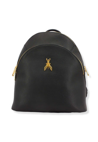 PATRIZIA PEPE Zaino Backpack Zip Logo Ape Nero CB0056-L001 - Sandrini Calzature e Abbigliamento