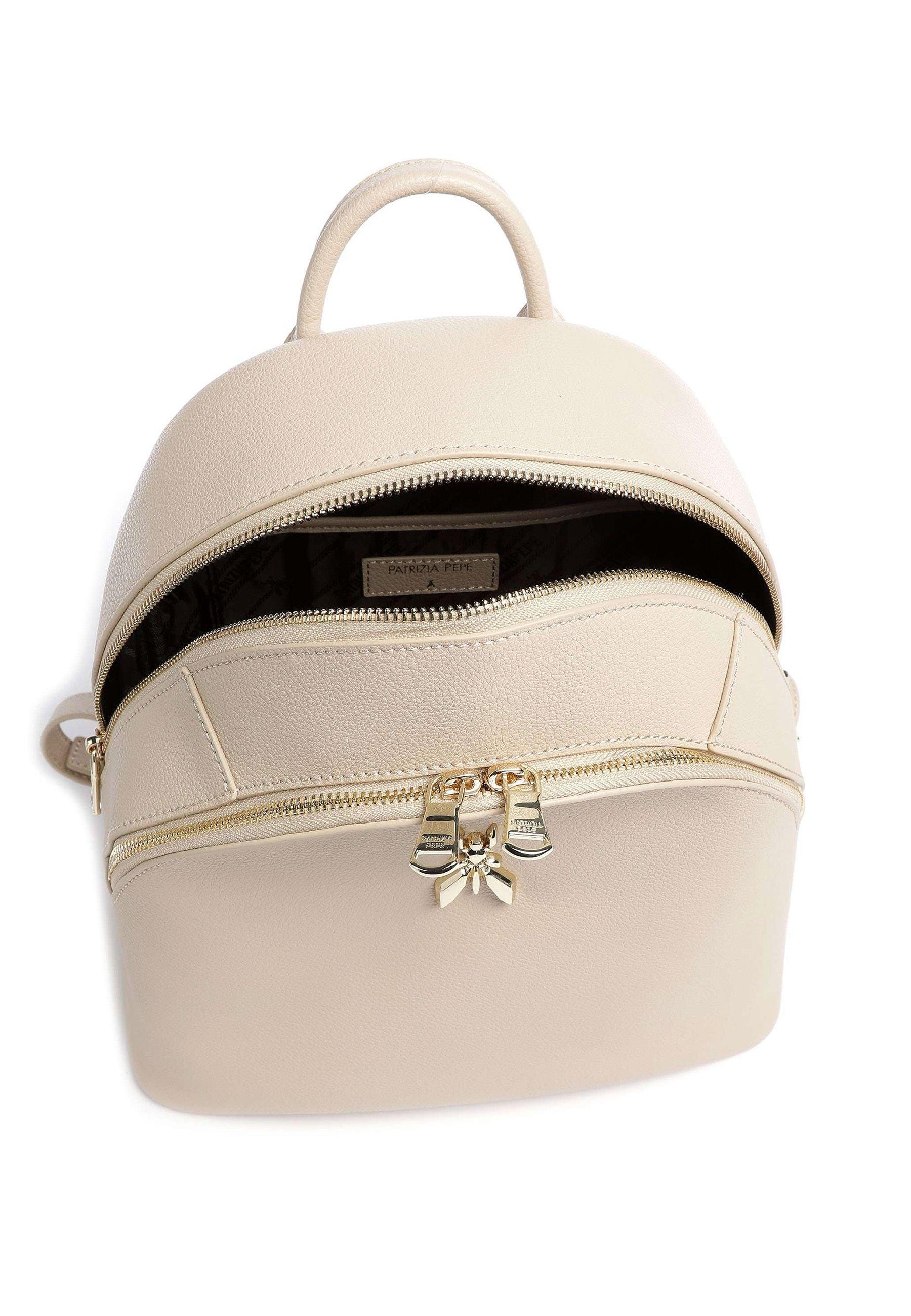 PATRIZIA PEPE Zaino Donna Ocean Sand Light Gold CB0056-L001 - Sandrini Calzature e Abbigliamento