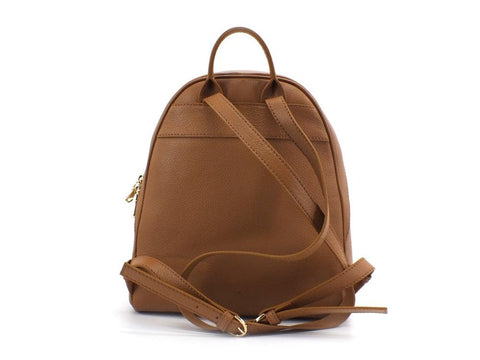 PATRIZIA PEPE Zaino Pelle Zip Logo Cuoio 2VA056-A4U8 - Sandrini Calzature e Abbigliamento