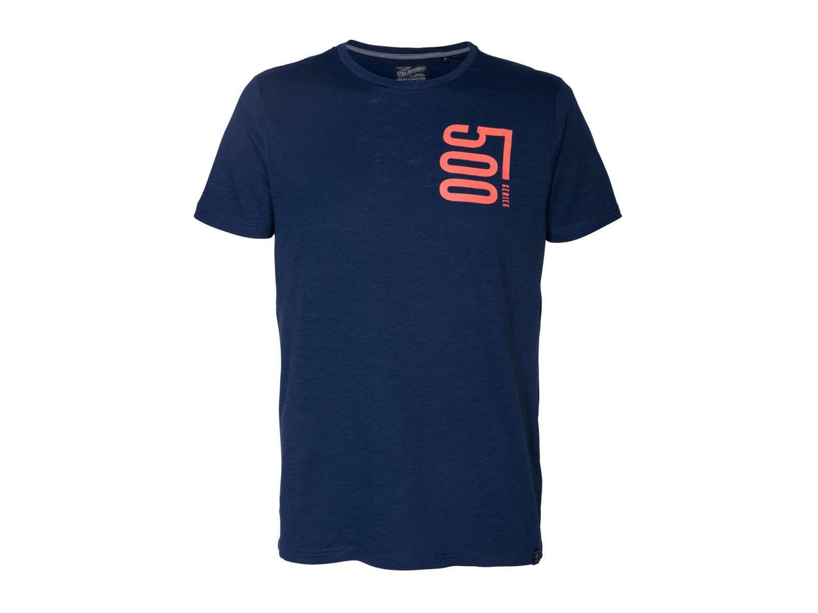 PETROL T-Shirt Logo 500 Series Blu M-1000-TRS667 - Sandrini Calzature e Abbigliamento