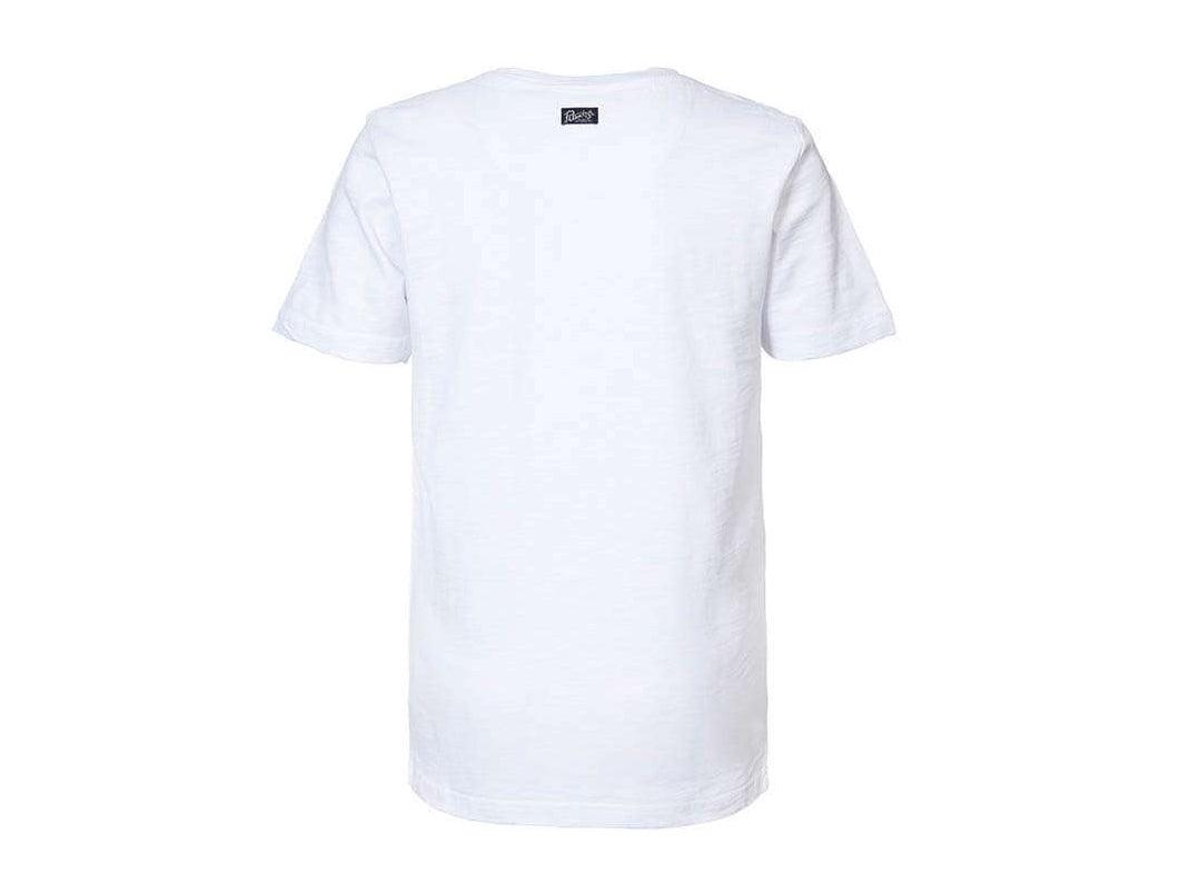 PETROL T-Shirt Logo Bianco M-1000-TSR603 - Sandrini Calzature e Abbigliamento