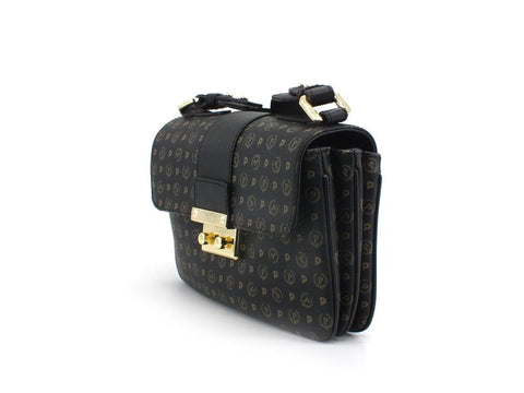 POLLINI Borsa Baguette Heritage Loghi Nero TE8452PP0BQ1100A - Sandrini Calzature e Abbigliamento