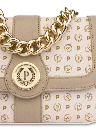 POLLINI Borsa Catena Avorio Ghiaccio TE8475PP0EQ1110A - Sandrini Calzature e Abbigliamento