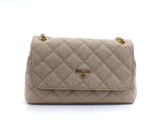 POLLINI Borsa Crossbody Flap Logo Gold Oro SC4501PP0ESE190A - Sandrini Calzature e Abbigliamento