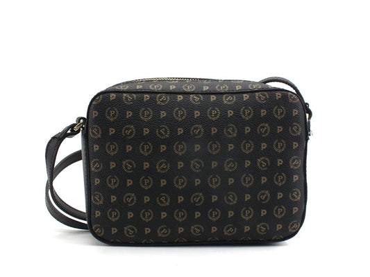 POLLINI Borsa Crossbody Shoulder Bag Loghi Nero TE8414PP03Q1100A - Sandrini Calzature e Abbigliamento