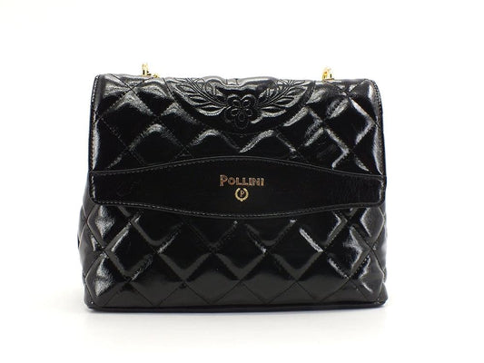 POLLINI Borsa Flap Trapuntata Lux Nero SC4511PP0DSJ0000 - Sandrini Calzature e Abbigliamento