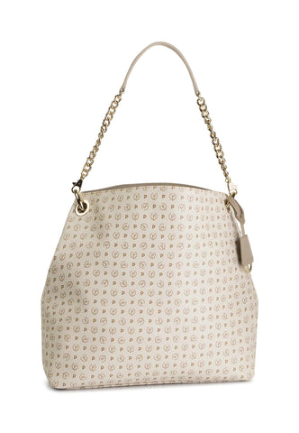 POLLINI Borsa Hobo Avorio Ghiaccio TE8409PP02Q1110A - Sandrini Calzature e Abbigliamento