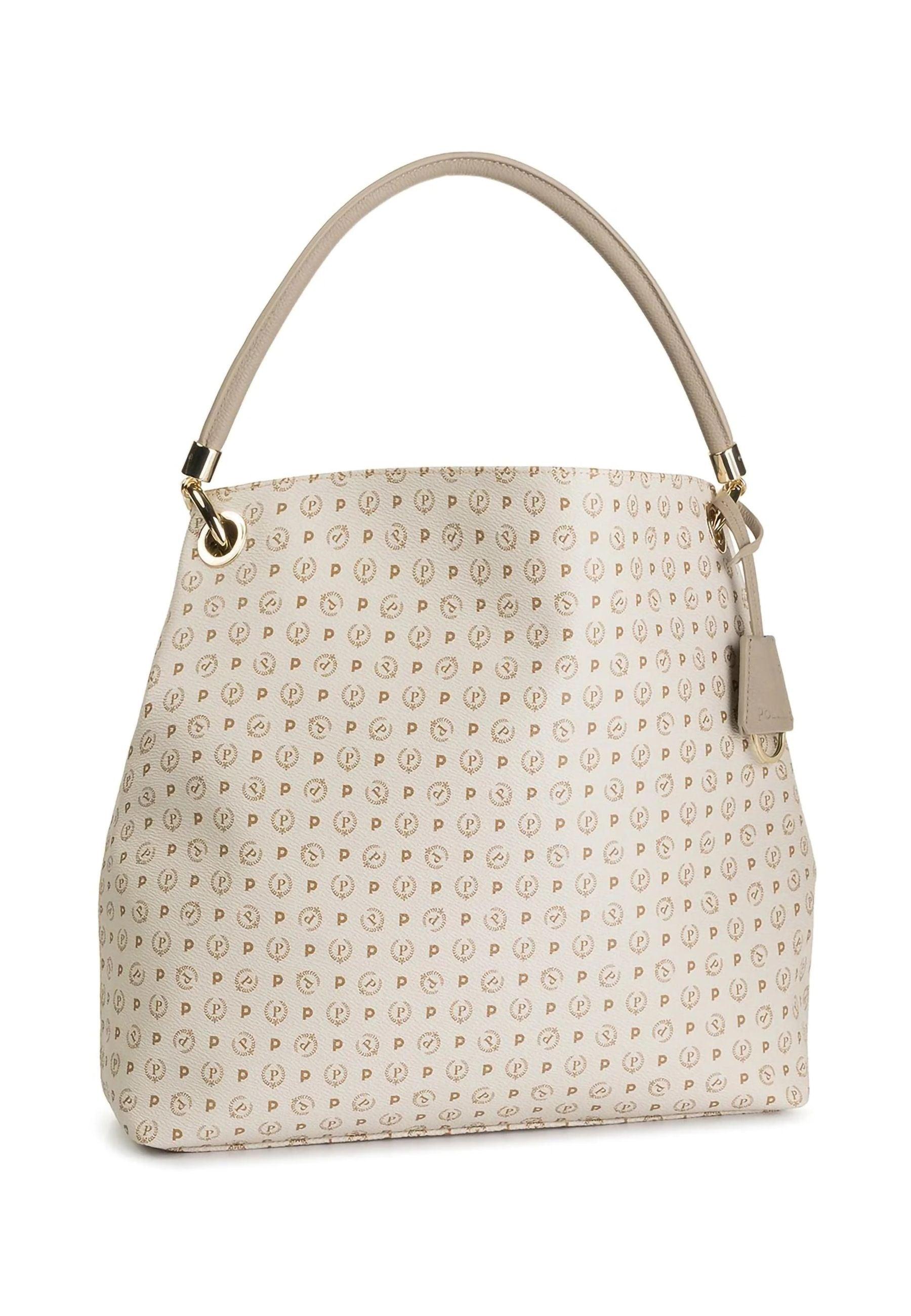 POLLINI Borsa Hobo Avorio Ghiaccio TE8409PP02Q1110A - Sandrini Calzature e Abbigliamento
