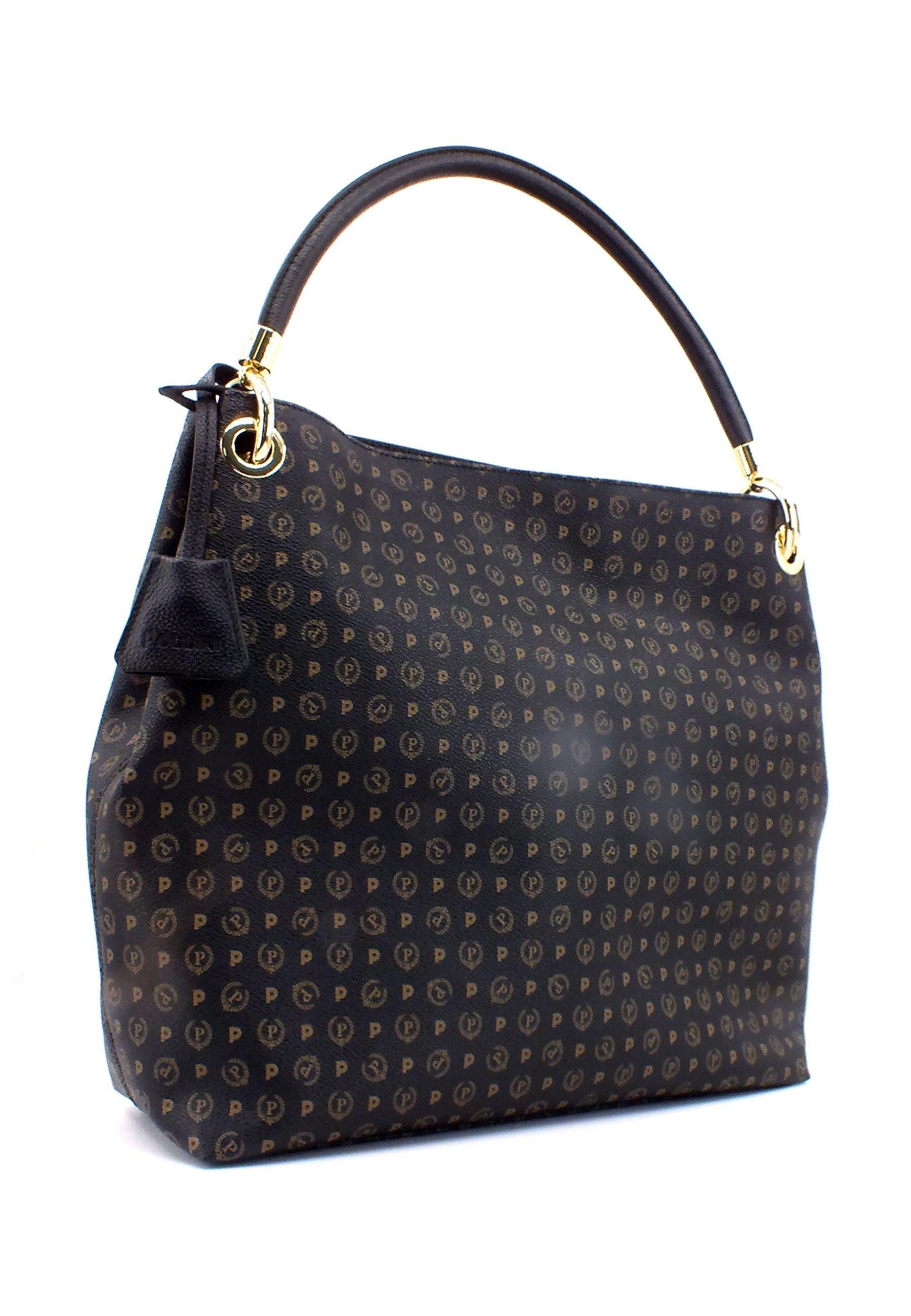POLLINI Borsa Hobo Nero TE8409PP02Q1100A - Sandrini Calzature e Abbigliamento