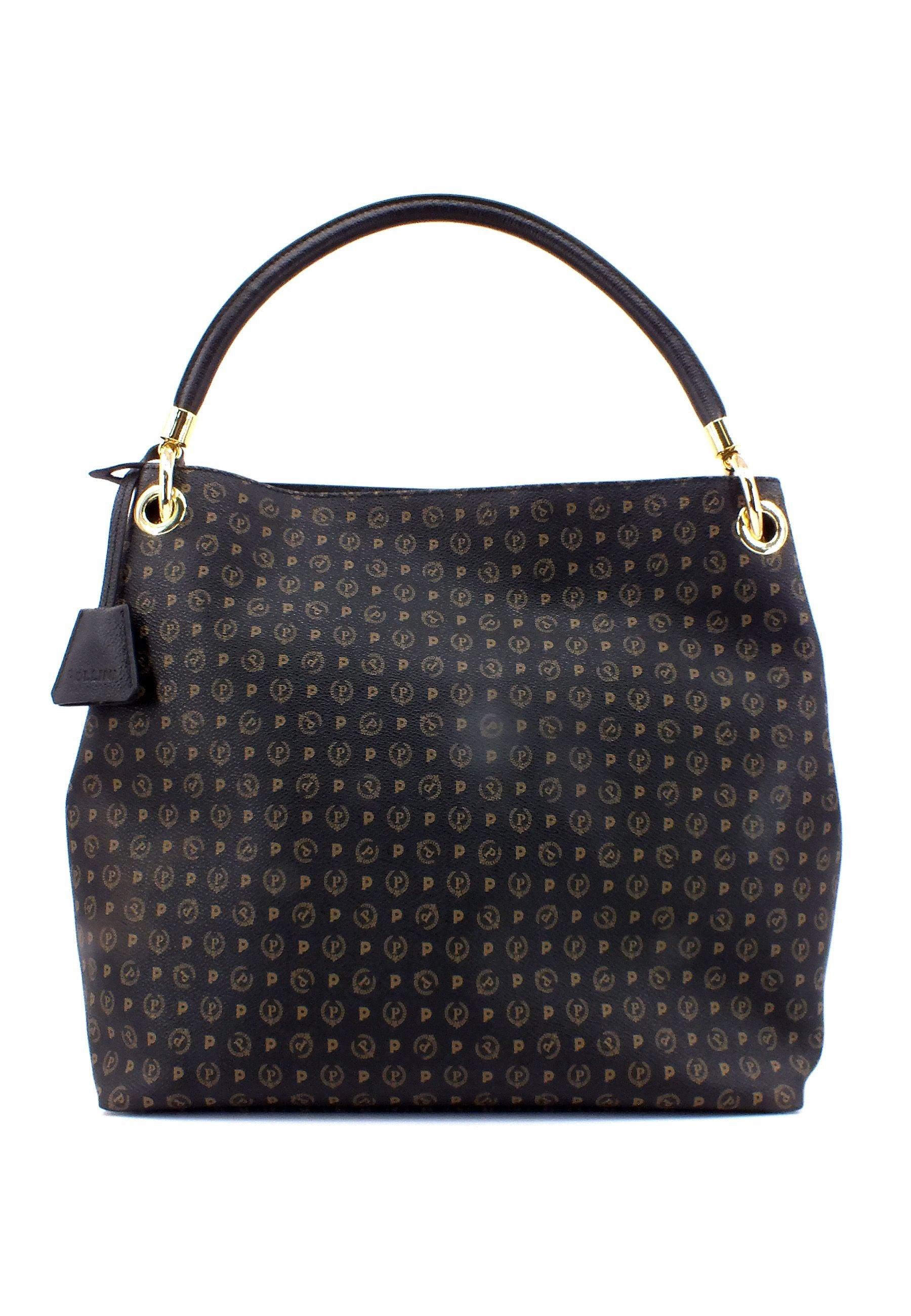 POLLINI Borsa Hobo Nero TE8409PP02Q1100A - Sandrini Calzature e Abbigliamento